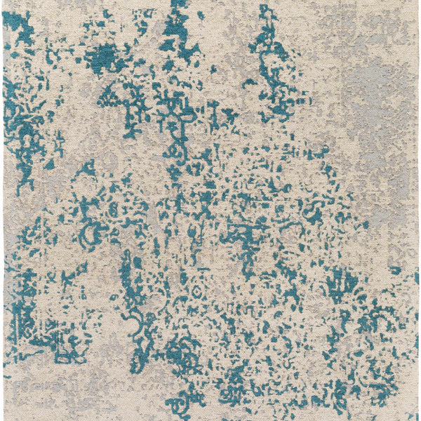 Sweeny Beige/Blue Abstract Area Rug - Clearance