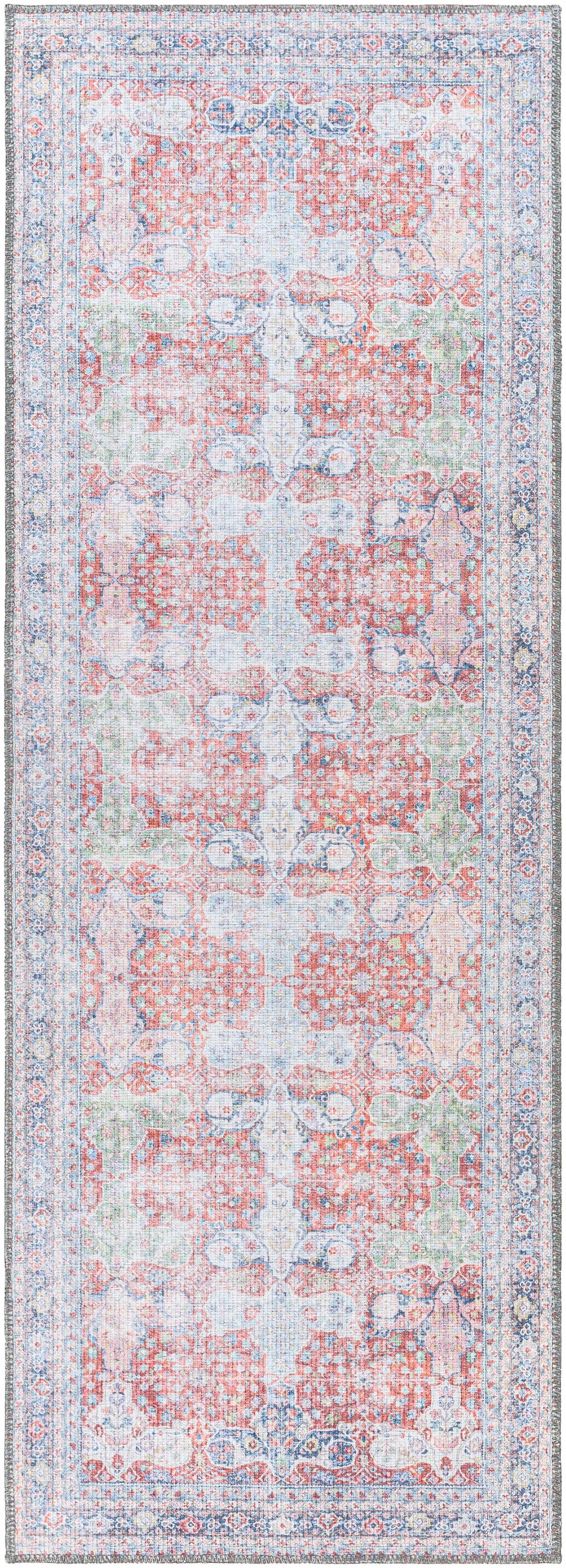Rust Goma Vintage  Area Rug - Clearance