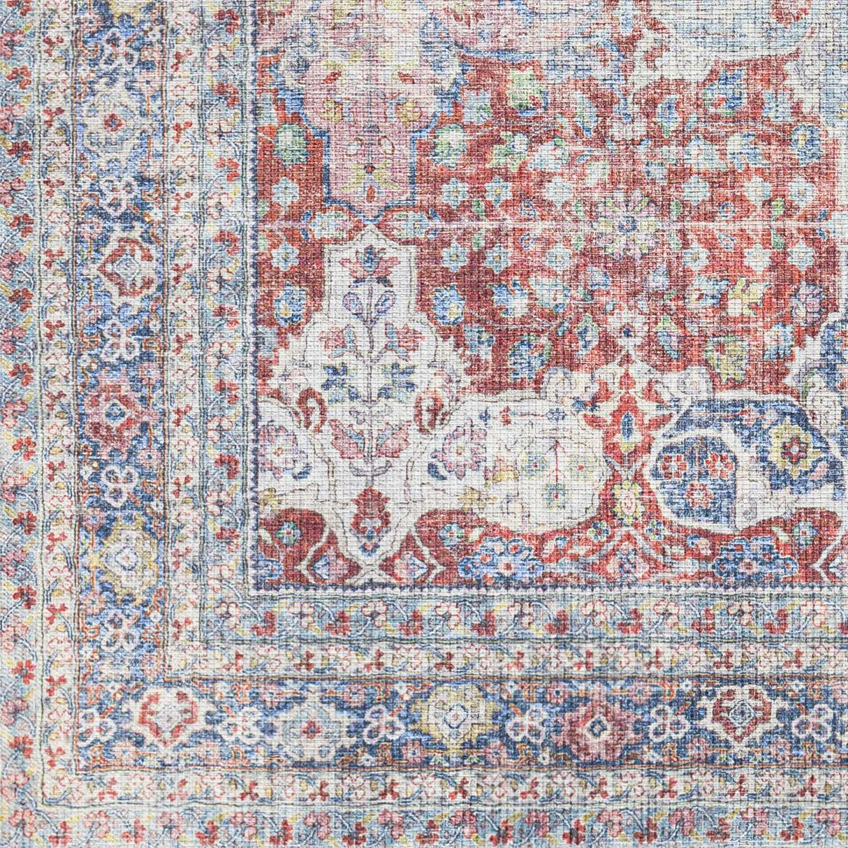 Rust Goma Vintage  Area Rug - Clearance