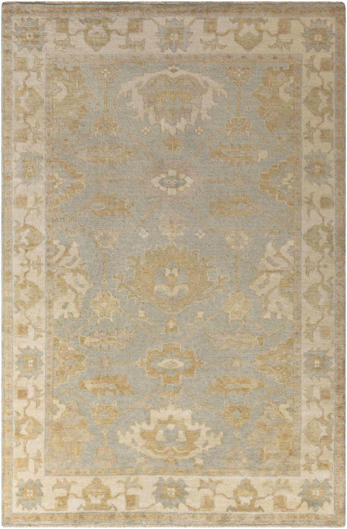 Goodyear 5x8 Mustard Premium Wool Rug - Clearance