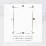 100% Cotton Waffle Weave Duvet Set - Mattea Collection