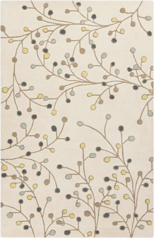 Beige Elsu Wool Rug