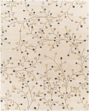 Beige Elsu Wool Rug