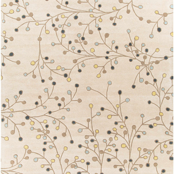 Beige Elsu Wool Rug