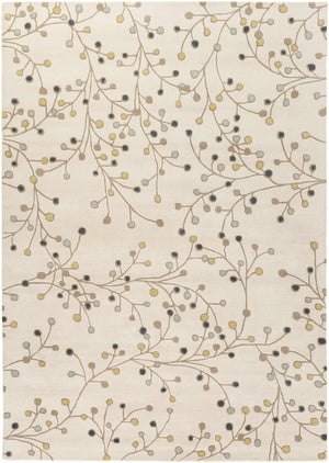 Beige Elsu Wool Rug