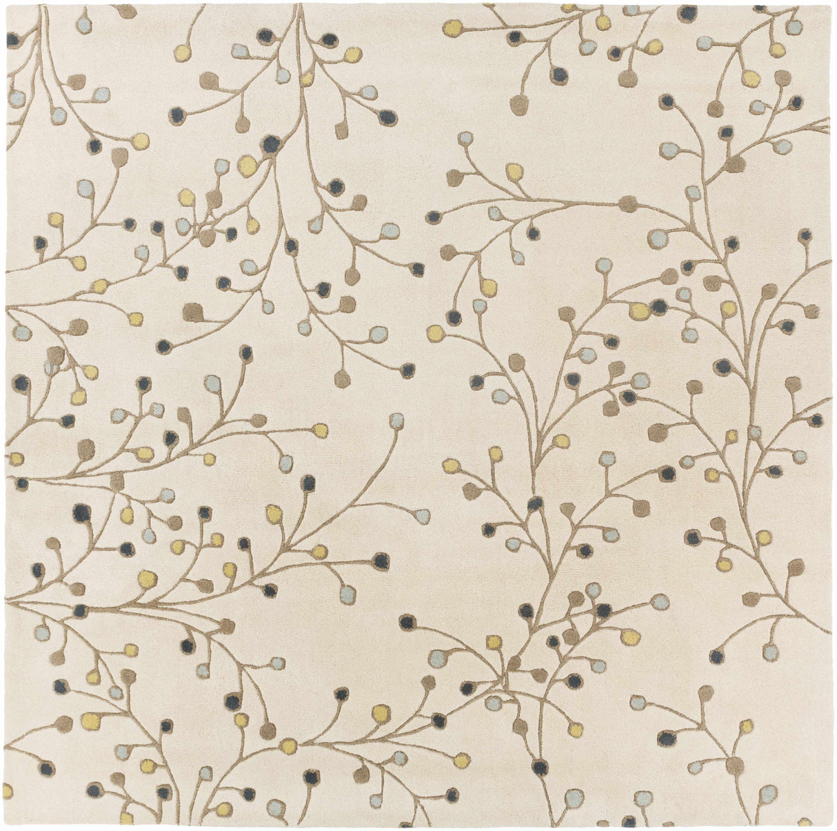 Beige Elsu Wool Rug