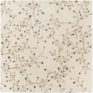 Beige Elsu Wool Rug