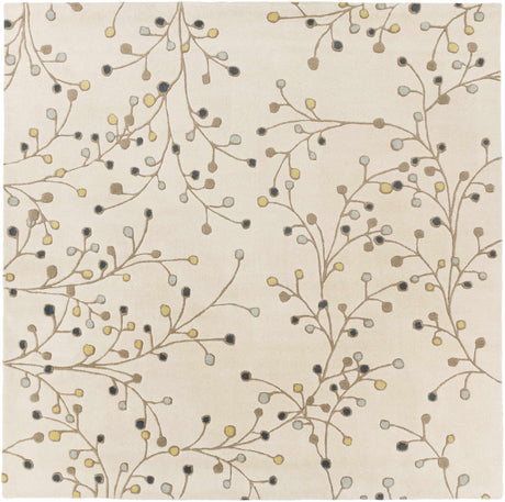 Beige Elsu Wool Rug