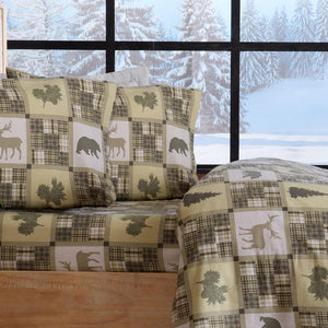 100% Turkish Cotton Flannel Sheet Sets - Boulder Collection