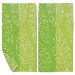 2 Pack Vibrant Cotton Beach Towels - Boca Collection