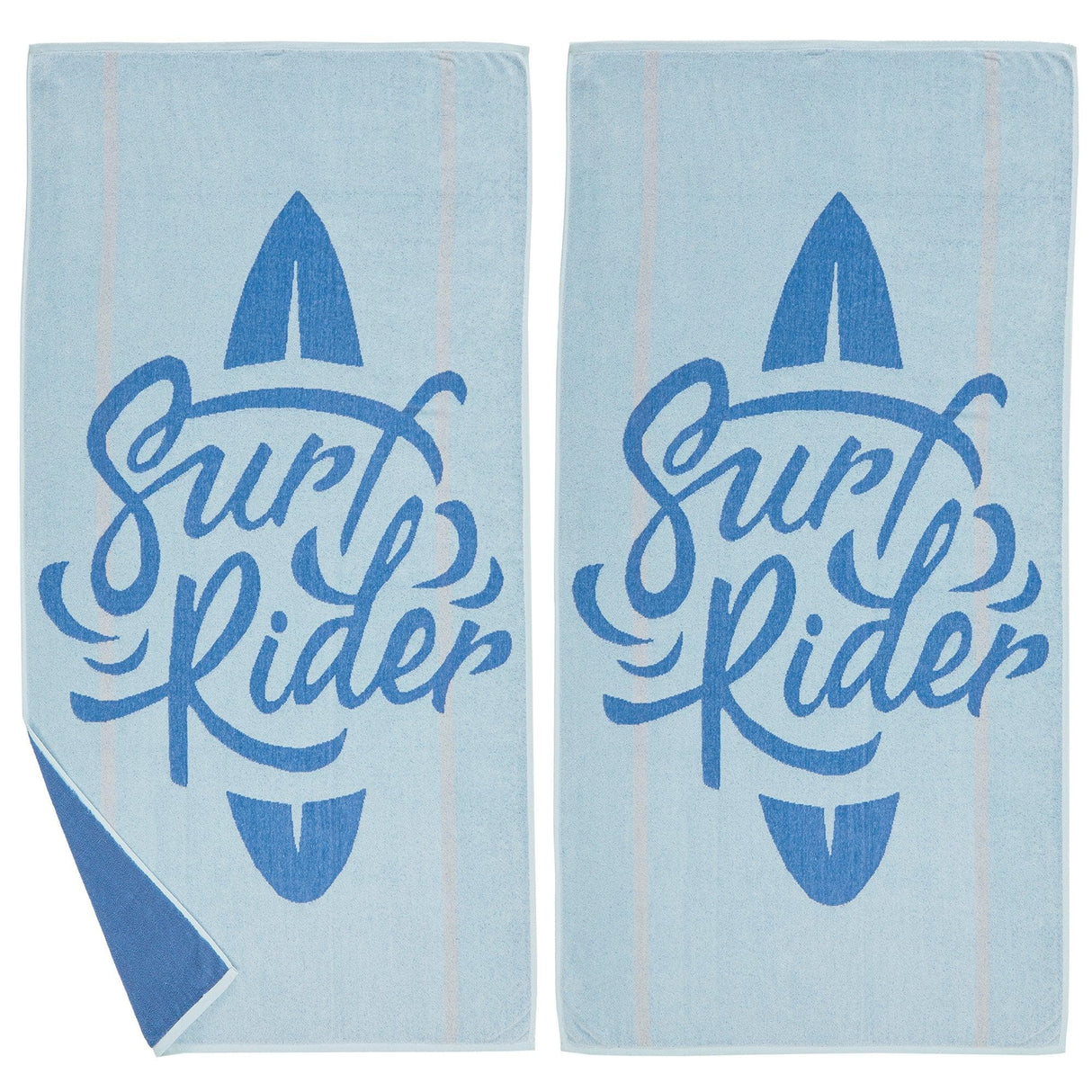 2 Pack Vibrant Cotton Beach Towels - Boca Collection