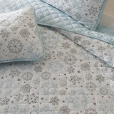 3 Piece Snowflake Quilt - Nova Collection