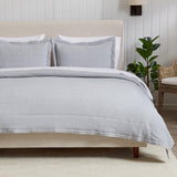 3 Piece Textured Striped Quilt Set - Ellie Collection