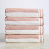 4 Pack Striped Cabana Beach Towel - Edgartown Collection
