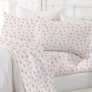 4-Piece Coastal Microfiber Sheet - Newport Collection