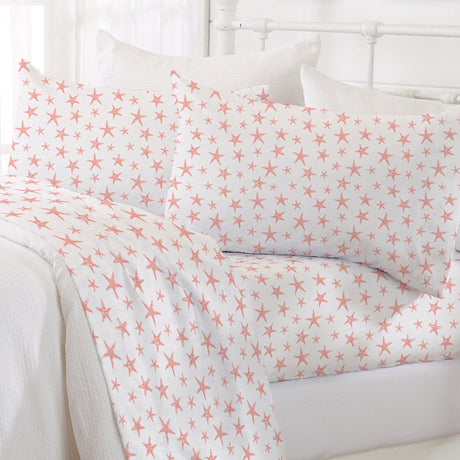 4-Piece Coastal Microfiber Sheet - Newport Collection