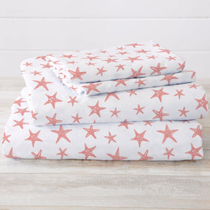 4-Piece Coastal Microfiber Sheet - Newport Collection