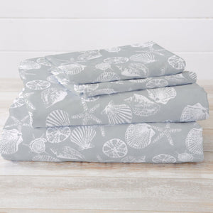 4-Piece Coastal Microfiber Sheet - Newport Collection