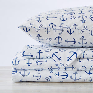 4-Piece Coastal Microfiber Sheet - Newport Collection