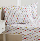 4-Piece Coastal Microfiber Sheet Set - Nantucket Collection