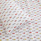 4-Piece Coastal Microfiber Sheet Set - Nantucket Collection