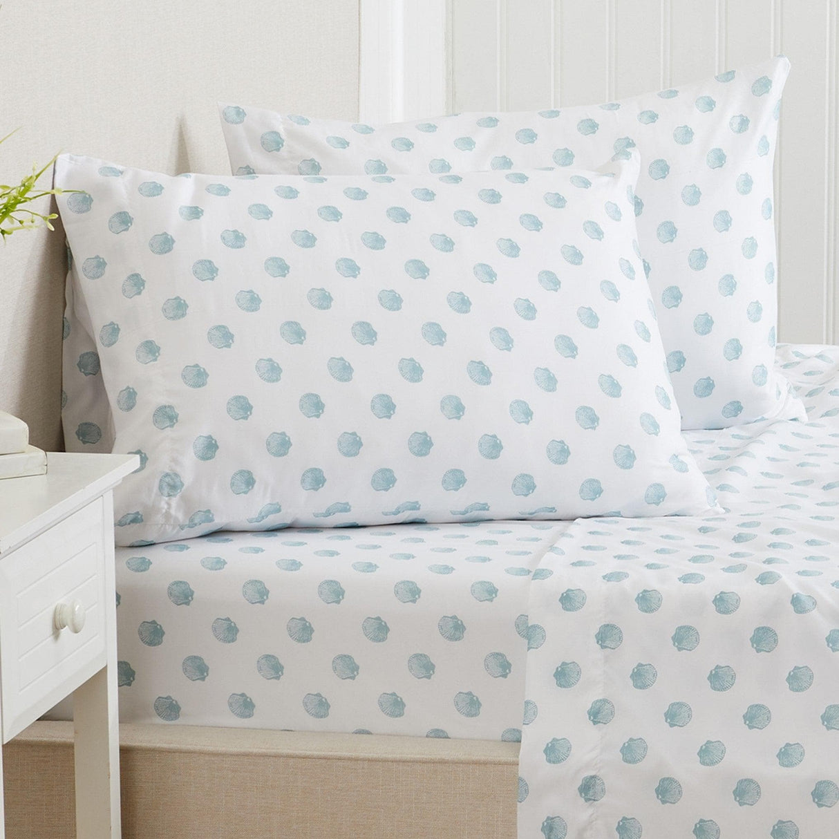 4-Piece Coastal Microfiber Sheet Set - Nantucket Collection