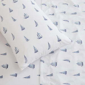 4-Piece Coastal Microfiber Sheet Set - Nantucket Collection