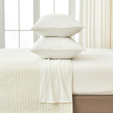 4-Piece Interlock Microfiber Sheet Set - Mackenna Collection