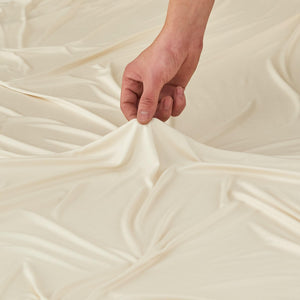 4-Piece Interlock Microfiber Sheet Set - Mackenna Collection