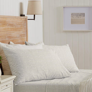 Striped Microfiber Sheet Set - Evette Collection