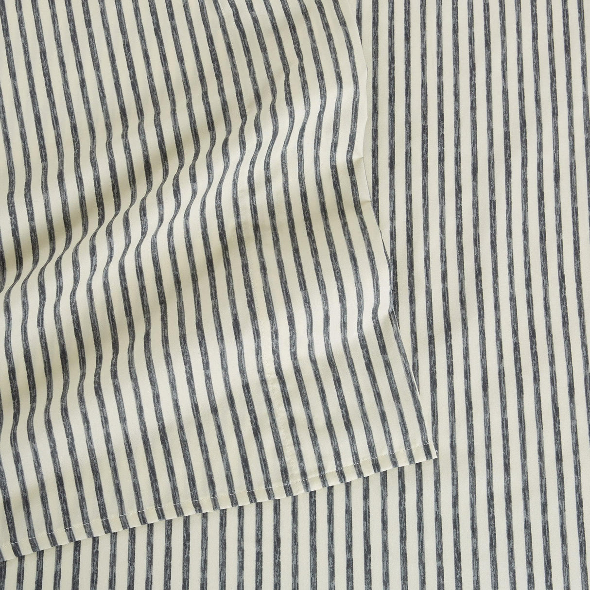 Striped Microfiber Sheet Set - Evette Collection