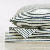 Striped Microfiber Sheet Set - Evette Collection