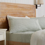 Striped Microfiber Sheet Set - Evette Collection