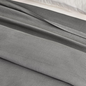 100% Cotton Small Waffle Weave Blanket - Hazel Collection