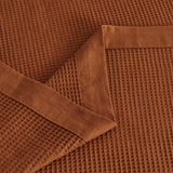 100% Cotton Small Waffle Weave Blanket - Hazel Collection