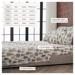 Great Bay Home Lodge Printed Sheet Set - view 10