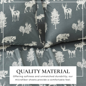 Great Bay Home Lodge Printed Sheet Set - view 13