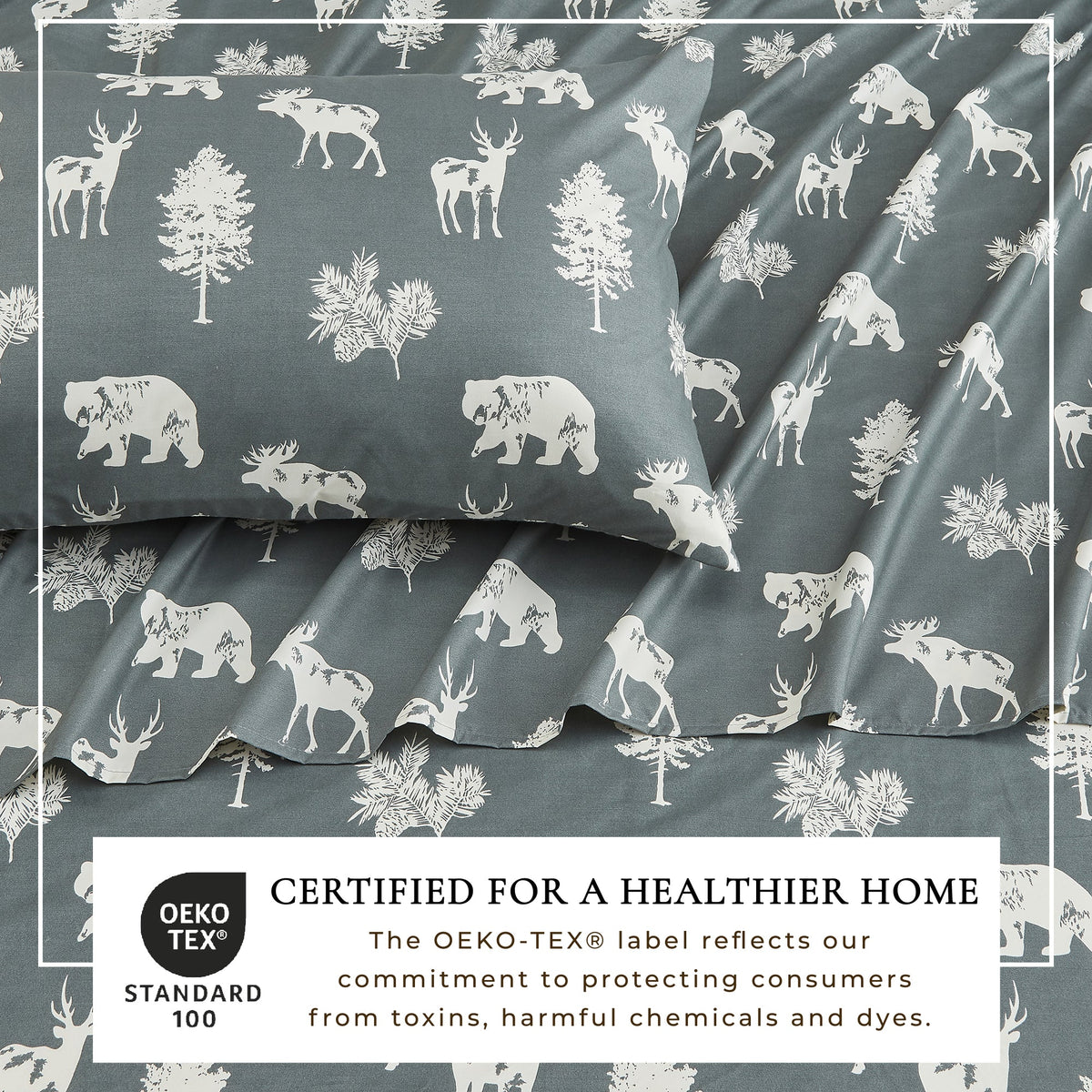 Great Bay Home Lodge Printed Sheet Set - view 14