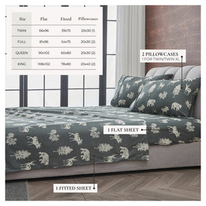 Great Bay Home Lodge Printed Sheet Set - view 16