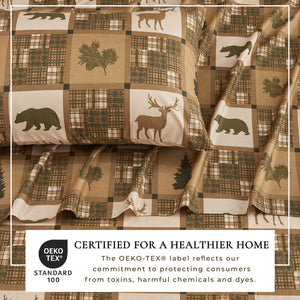 Great Bay Home Lodge Printed Sheet Set - view 24