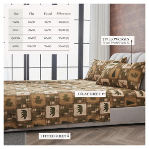 Great Bay Home Lodge Printed Sheet Set - view 26