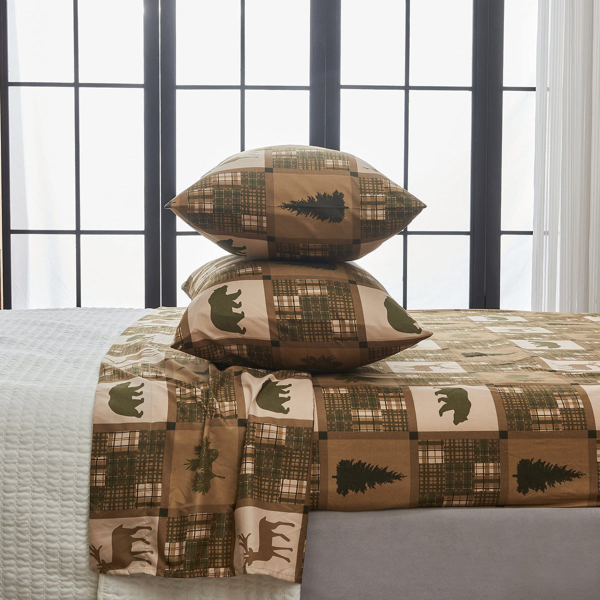 Great Bay Home Lodge Printed Sheet Set - view 27