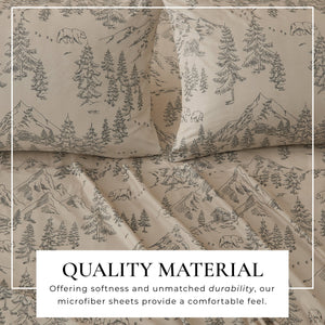 Great Bay Home Lodge Printed Sheet Set - view 35