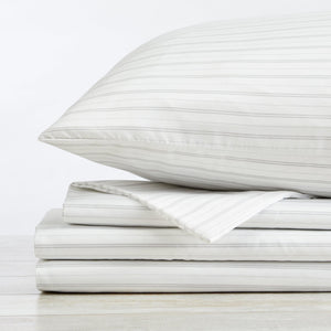Microfiber Stripe Sheet Set - Adeline Collection