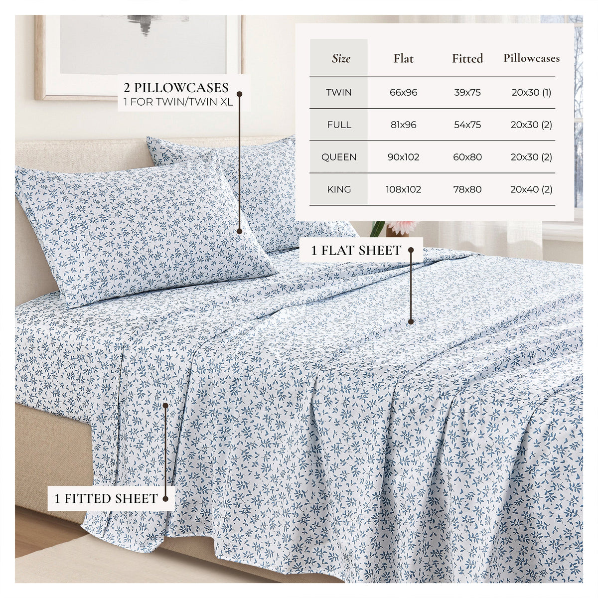 Great Bay Home Printed Sheet Set - view 50