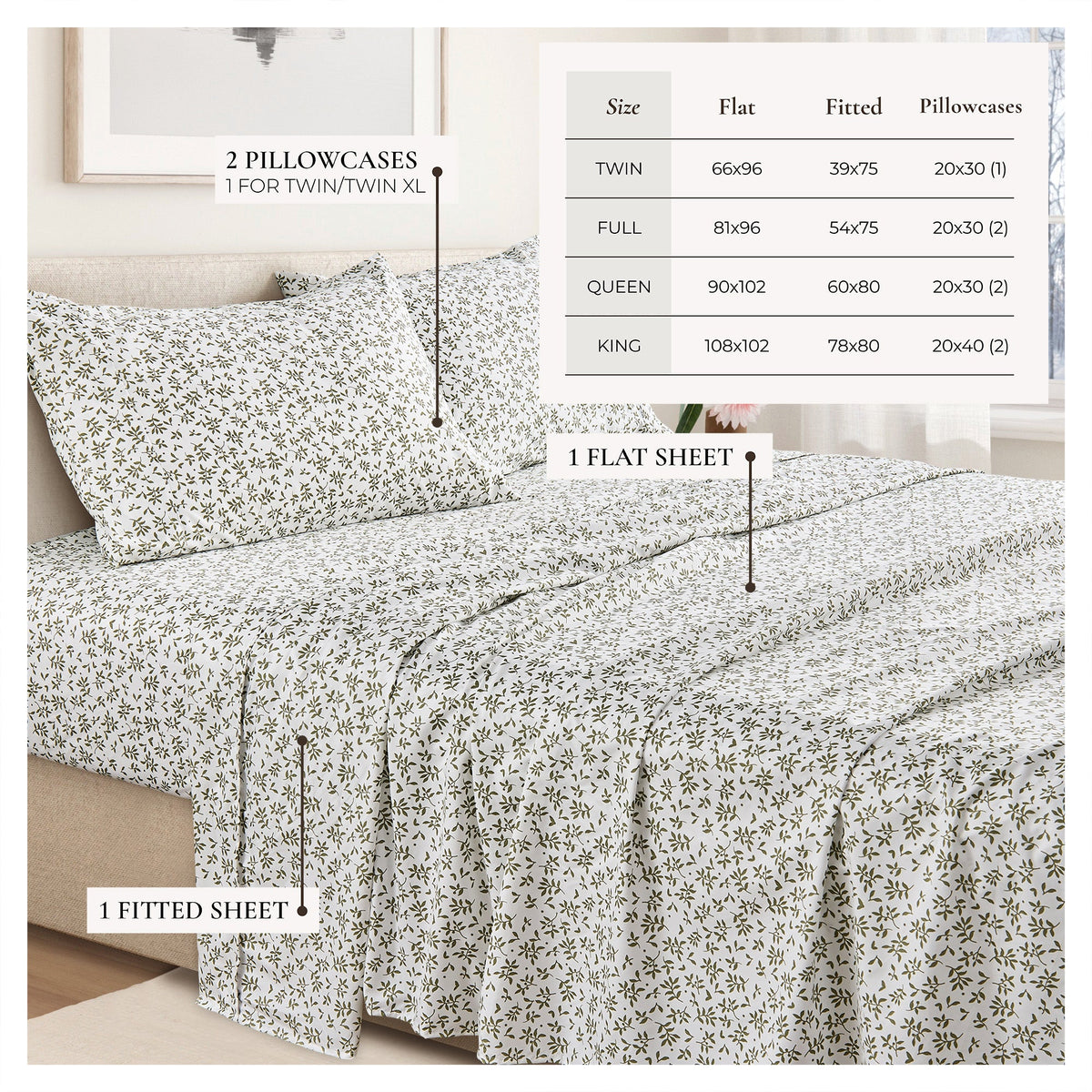 Great Bay Home Printed Sheet Set - view 54