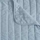 3-Piece Solid Striped Quilt - Virginia Collection