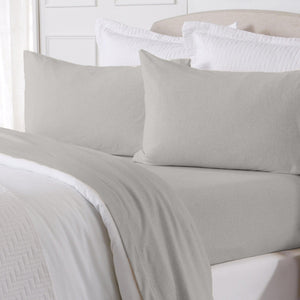 4-Piece Flannel Jersey Sheet Set - Cozy Flex Collection