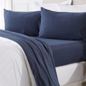 4-Piece Flannel Jersey Sheet Set - Cozy Flex Collection