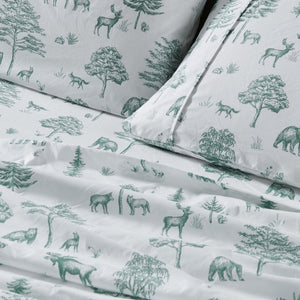 4-Piece Lodge Microfiber Sheet - Mountain Ridge Collection